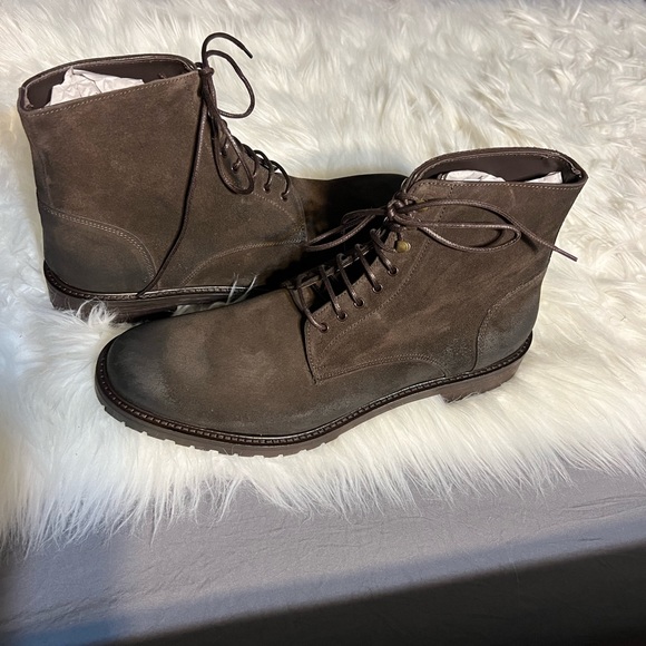 To Boot New York ,Henley Leather Derby Boots Size 12 - Picture 5 of 9